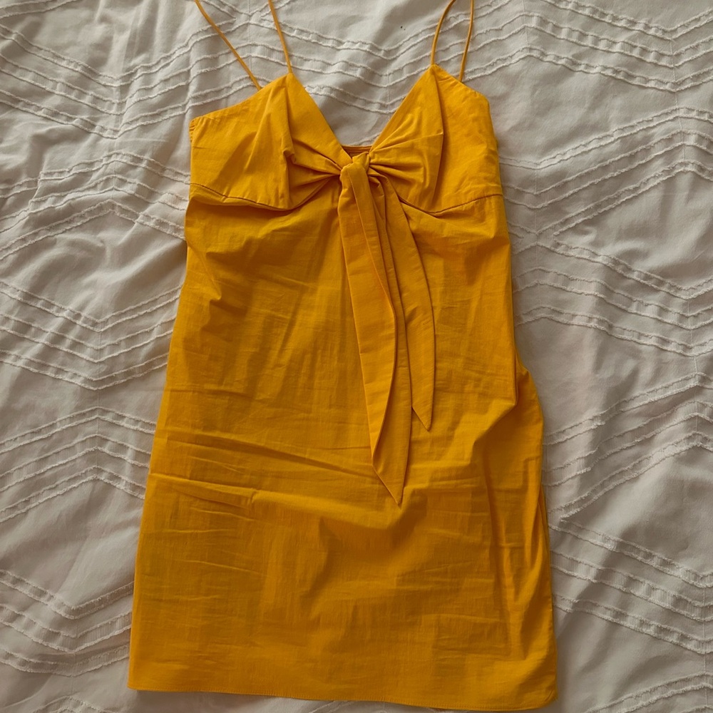 Simon Miller X MANGO Sol dress sponge yellow